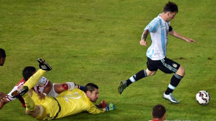 Argetina Kontra Kolombia Messi Siap Hadapi Sang Guru